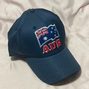 Australia Hat Navy Blue Embroidered Cap Flag Hat Adjustable NEW w/ Tag